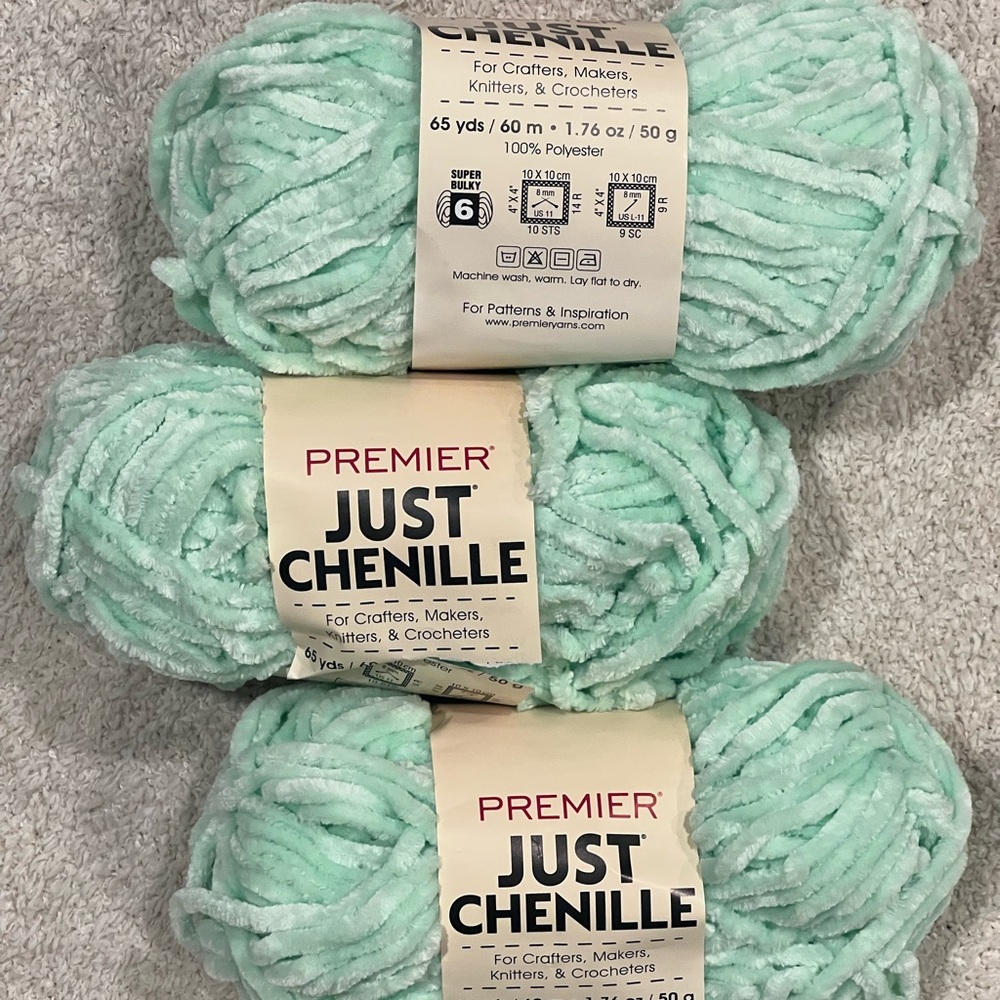 Premier Just chenille in Mint